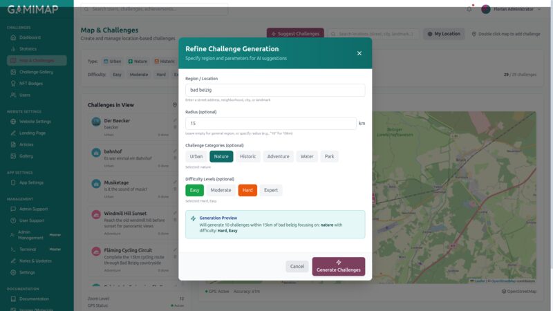 AI Challenge Generation